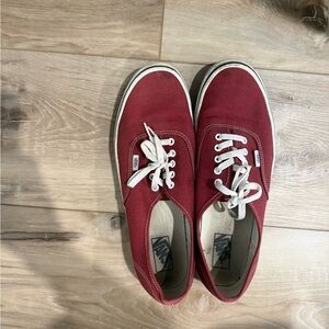 Vans Men's Red maroon burgundy
